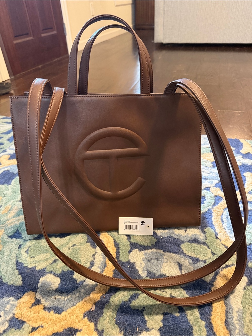 Telfar Medium Chocolate Shopping Bag - Picture 6 of 6